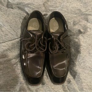 MENS AFTER SIX BLACK SHOES TUXEDO PROM SIZE 11.5W